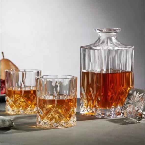 Kit Decanter e Copos Requintes Cabana Real
