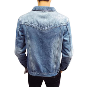 Jaqueta Jeans Masculina Peludo Style - (PROMOÇÃO DE INVERNO 2025)