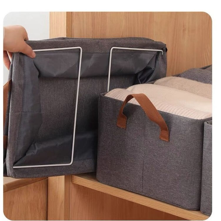 Kit Box Dobravel para Roupas Cabana Real