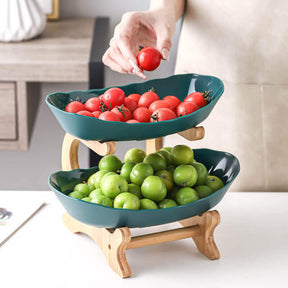 Cesta de Mesa e Decoração em Bambu Cabana Real