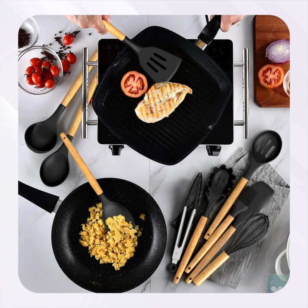 Jogo de Cozinha em Silicone Cabana Real