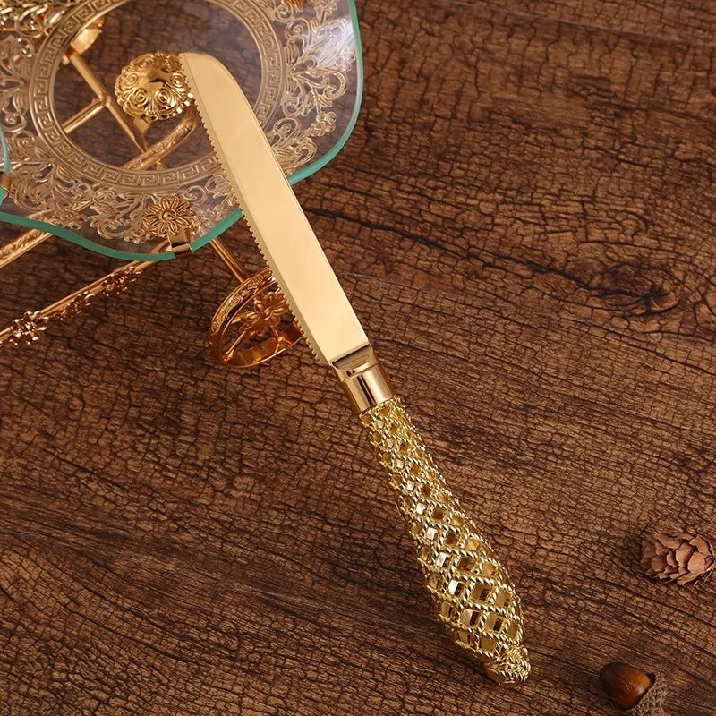 Conjunto de Cortador de Bolo Cabana Real