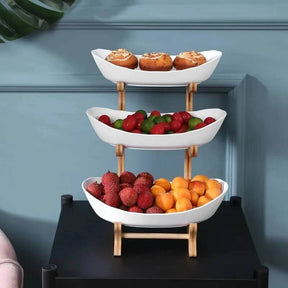 Cesta de Mesa e Decoração em Bambu Cabana Real