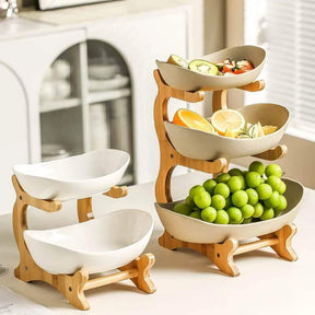 Cesta de Mesa e Decoração em Bambu Cabana Real