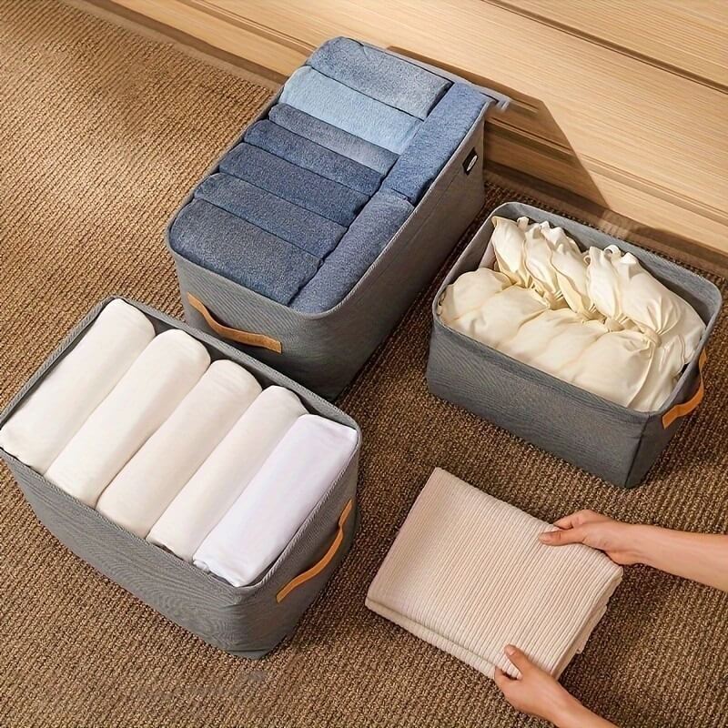 Kit Box Dobravel para Roupas Cabana Real