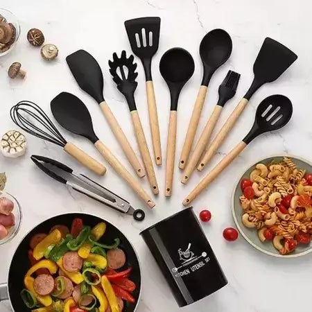 Jogo de Cozinha em Silicone Cabana Real